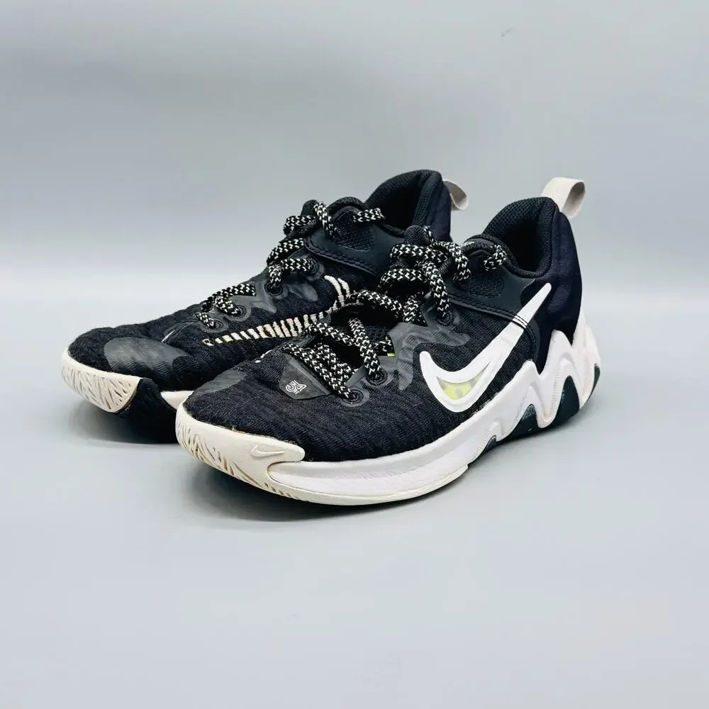 Nike Shoes Kids Boys 4 Black White Giannis Immortality Basketball Sneakers
